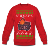 2020 Dumpster Fire - Unisex Crewneck Sweatshirt - red