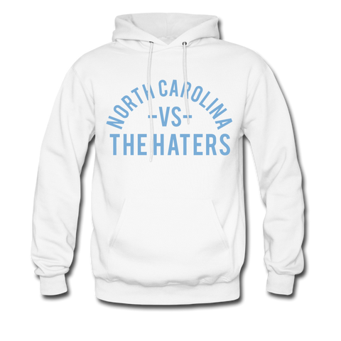 North Carolina vs. the Haters - Men's Hoodie - white