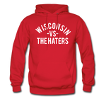 Wisconsin vs. the Haters - Men's Hoodie - red