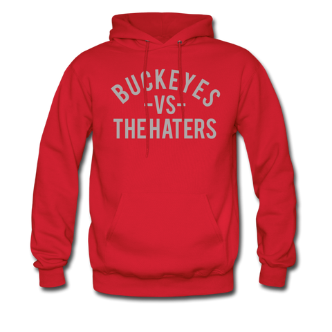 Buckeyes vs. the Haters - Men's Hoodie - red