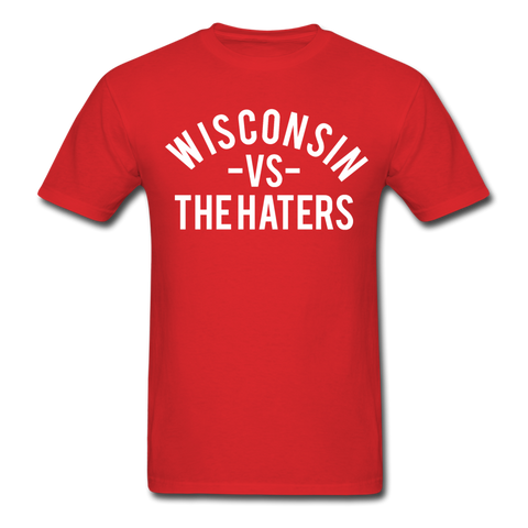 Wisconsin vs. the Haters - Unisex Classic T-Shirt - red