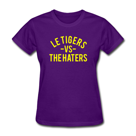 Le Tigers vs. the Haters - Women's T-Shirt - purple