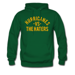 Hurricanes vs. the Haters - Men's Hoodie - forest green