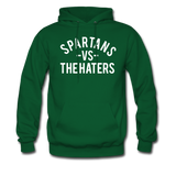 Spartans vs. the Haters - Men's Hoodie - forest green