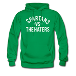 Spartans vs. the Haters - Men's Hoodie - kelly green