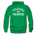 Spartans vs. the Haters - Men's Hoodie - kelly green