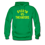 Oregon vs. the Haters - Men's Hoodie - kelly green