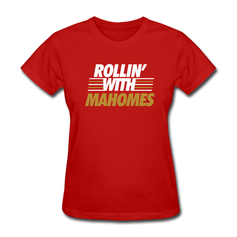 Rollin' With Mahomes - Women's T-Shirt - red