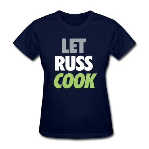 Let Russ Cook - Women's T-Shirt - navy