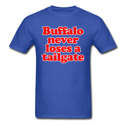 Buffalo Never Loses A Tailgate - Unisex Classic T-Shirt - royal blue