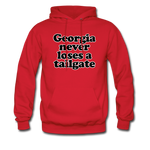 Georgia Never Loses A Tailgate - Men's Hoodie - red