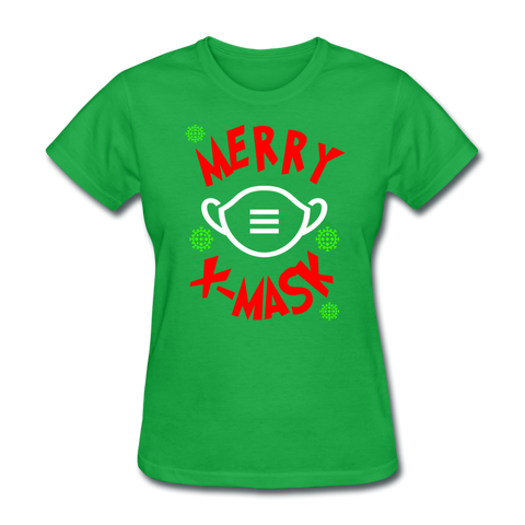 Merry X-Mask - Women's T-Shirt - bright green