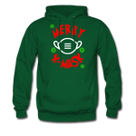 Merry X-Mask - Men's Hoodie - forest green