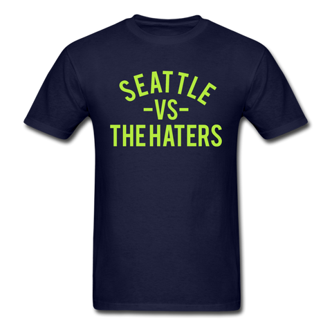 Seattle vs. the Haters - Unisex Classic T-Shirt - navy