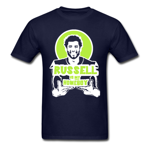 Russell is My Homebody - Men's T-Shirt - navy