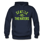 Seattle vs. the Haters - Men's Hoodie - navy