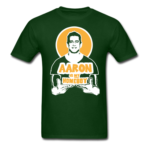 Aaron is My Homeboy - Men's T-Shirt - forest green