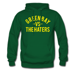 Green Bay vs. the Haters - Men's Hoodie - forest green