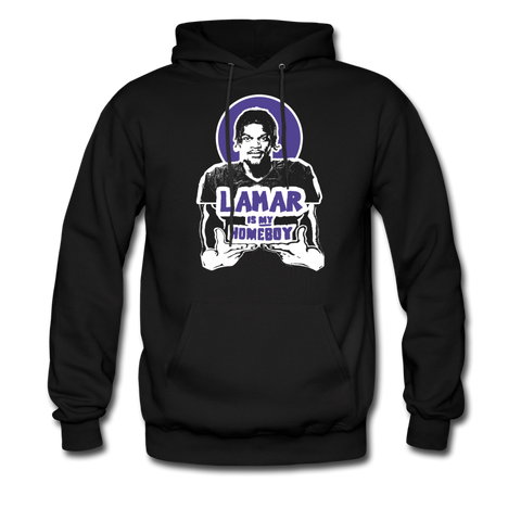 Lamar is My Homeboy - Men's Hoodie - black