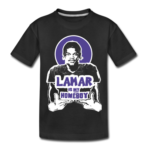 Lamar Is My Homeboy - Kids' Premium T-Shirt - black