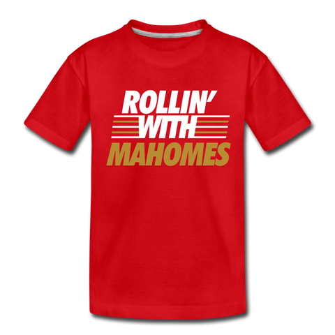 Rollin' with Mahomes - Kids' Premium T-Shirt - red