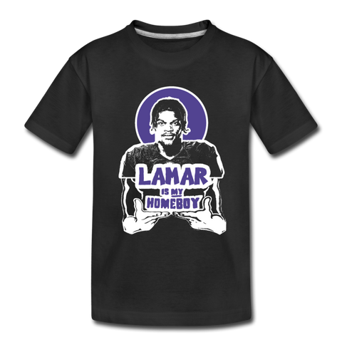 Lamar Is My Homeboy - Toddler Premium T-Shirt - black