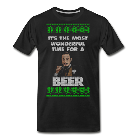 The Most Wonderful time For A Beer - Men's Premium T-Shirt - black