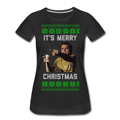 It's Merry Christmas - Women’s Premium T-Shirt - black