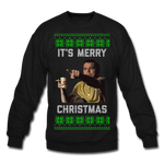 It's Merry Christmas - Unisex Crewneck Sweatshirt - black