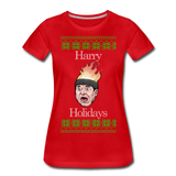 Harry Holidays - Women’s Premium T-Shirt - red