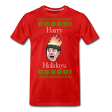 Harry Holidays - Men's Premium T-Shirt - red