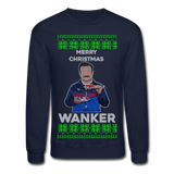 Merry Christmas Wanker - Ted Lasso - navy