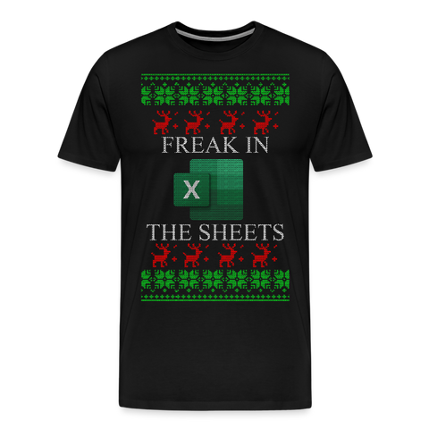 Freak In the Excel Sheets - Men's Premium T-Shirt - black